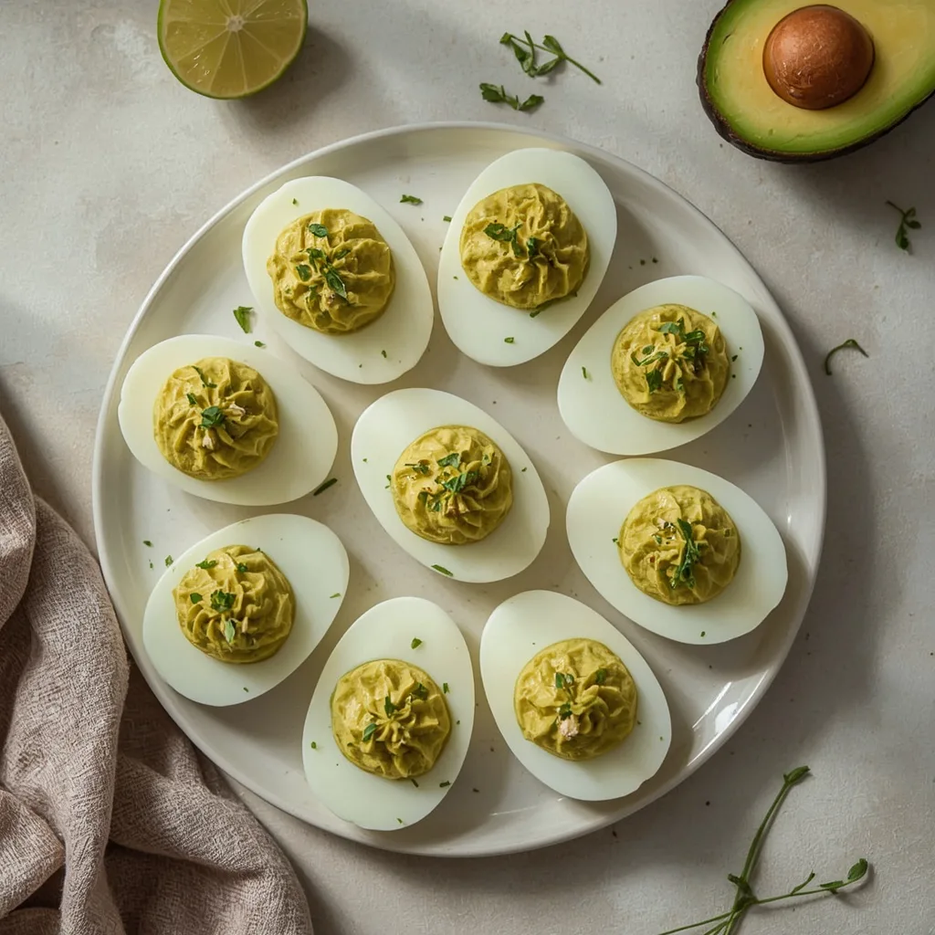 Deviled Eggs with Avocado