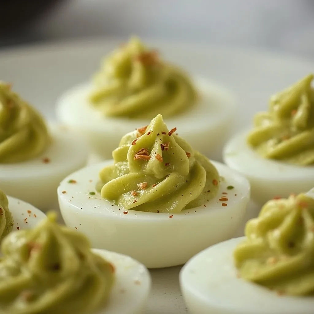 Deviled Eggs with Avocado