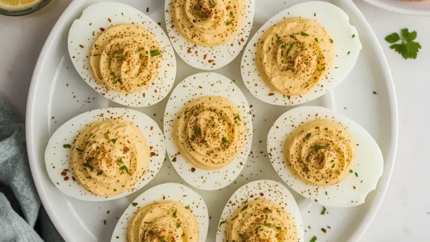 Everything Bagel Deviled Eggs
