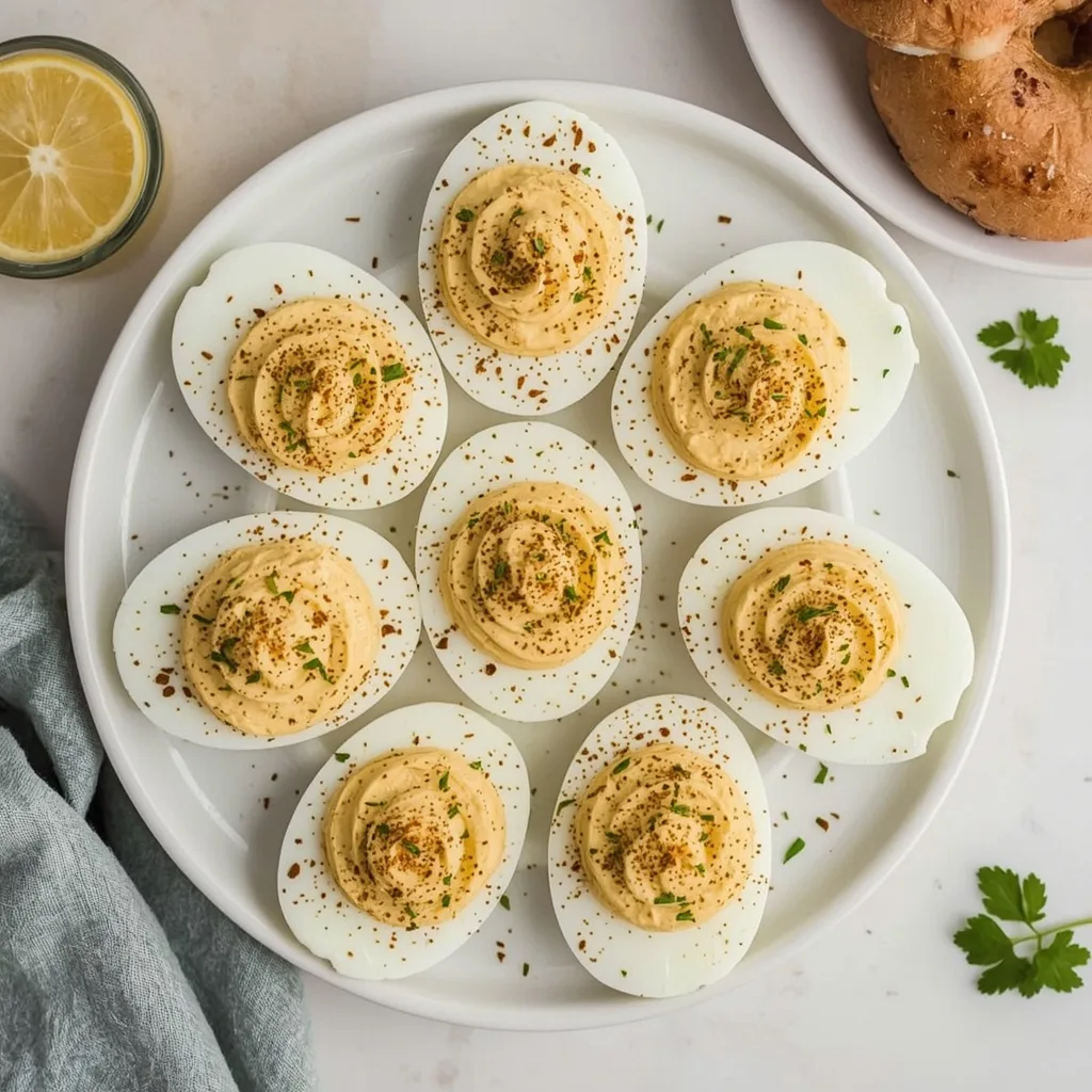 Everything Bagel Deviled Eggs