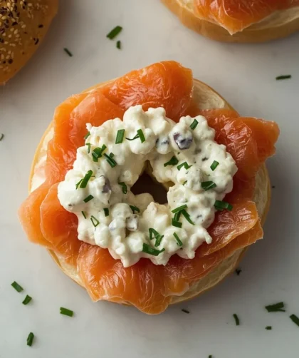 Ina Garten Bagels with Smoked Salmon and Whitefish Salad