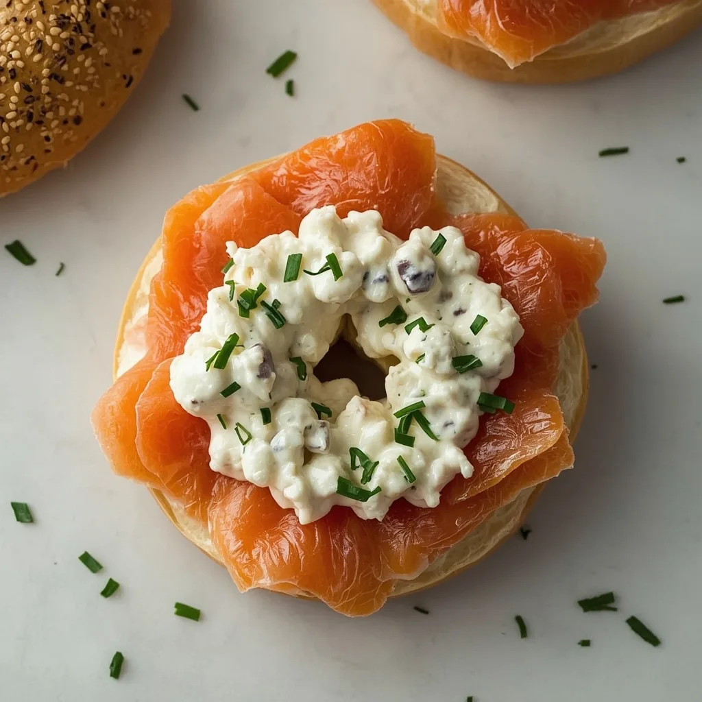 Ina Garten Bagels with Smoked Salmon and Whitefish Salad