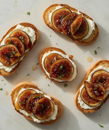 Ina Garten Fig and Cheese Toasts