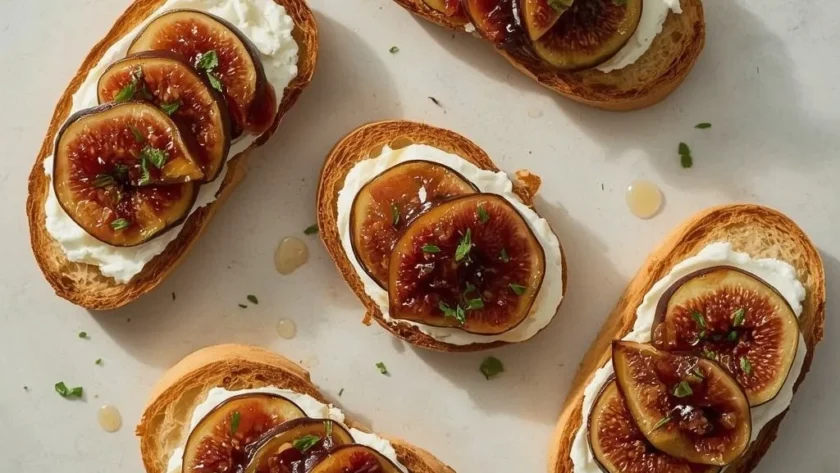 Ina Garten Fig and Cheese Toasts