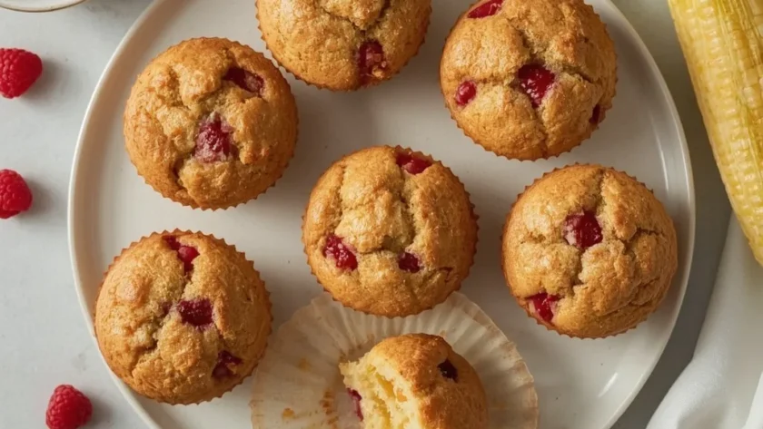 Ina Garten Raspberry Corn Muffins
