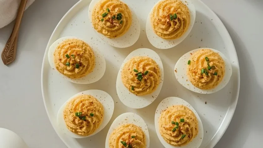 Make-Ahead Thanksgiving Deviled Eggs