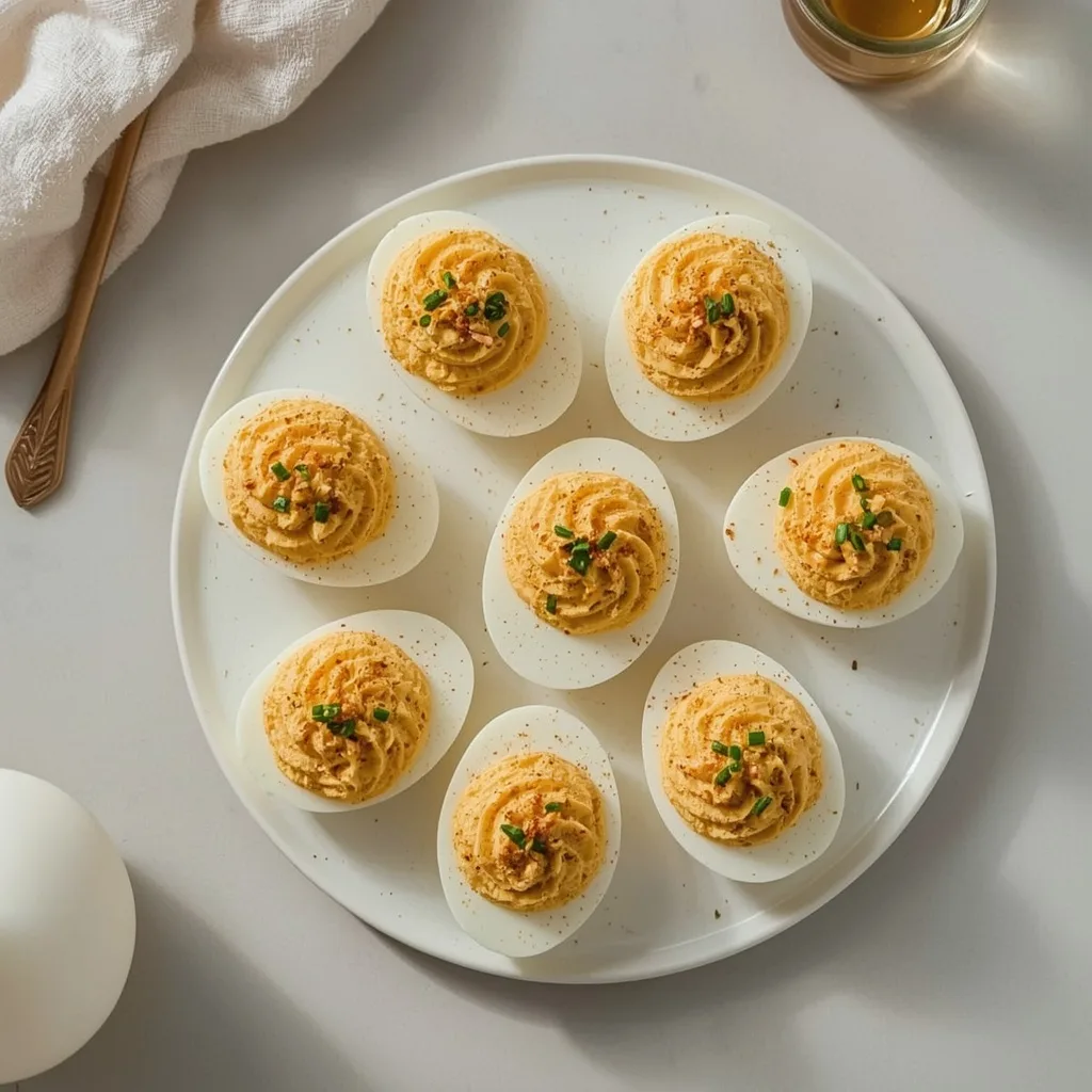 Make-Ahead Thanksgiving Deviled Eggs