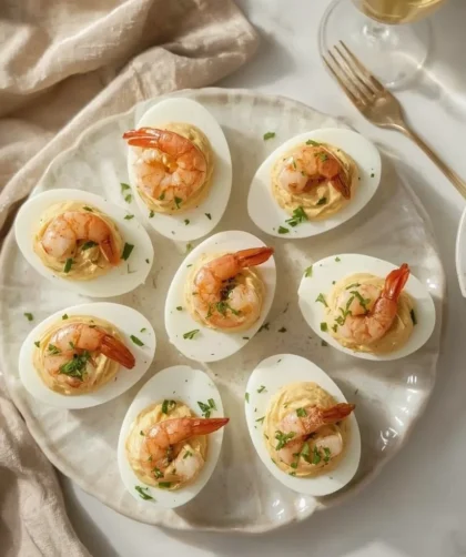 Shrimp Deviled Eggs