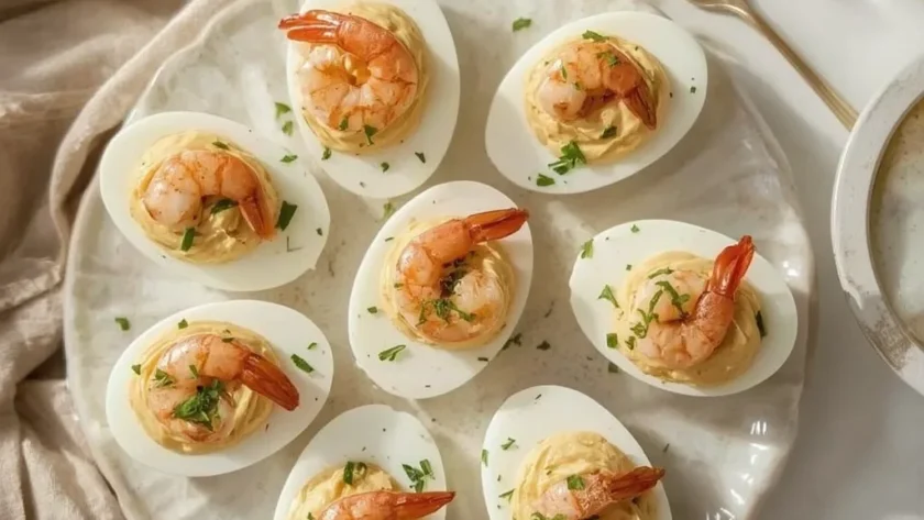 Shrimp Deviled Eggs