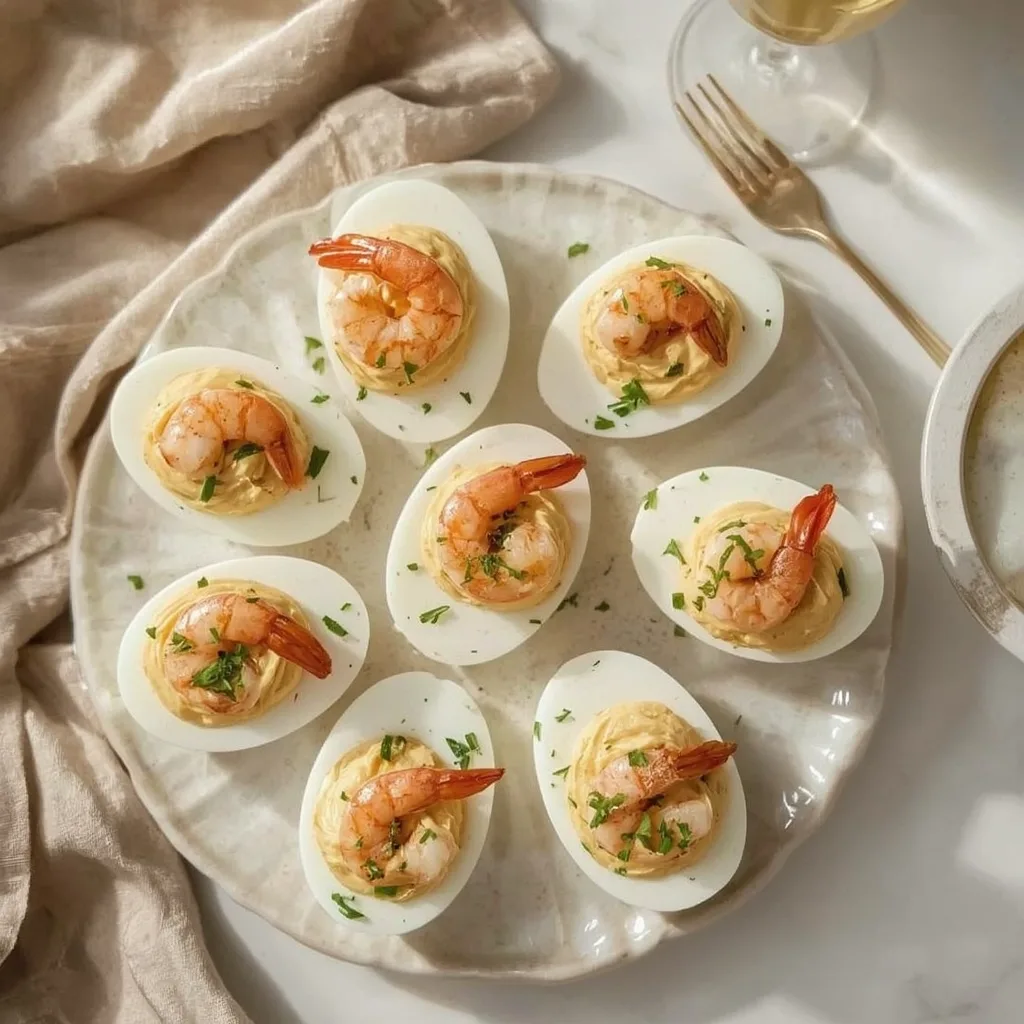 Shrimp Deviled Eggs