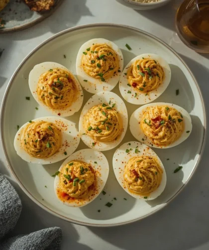 Smoked Deviled Eggs
