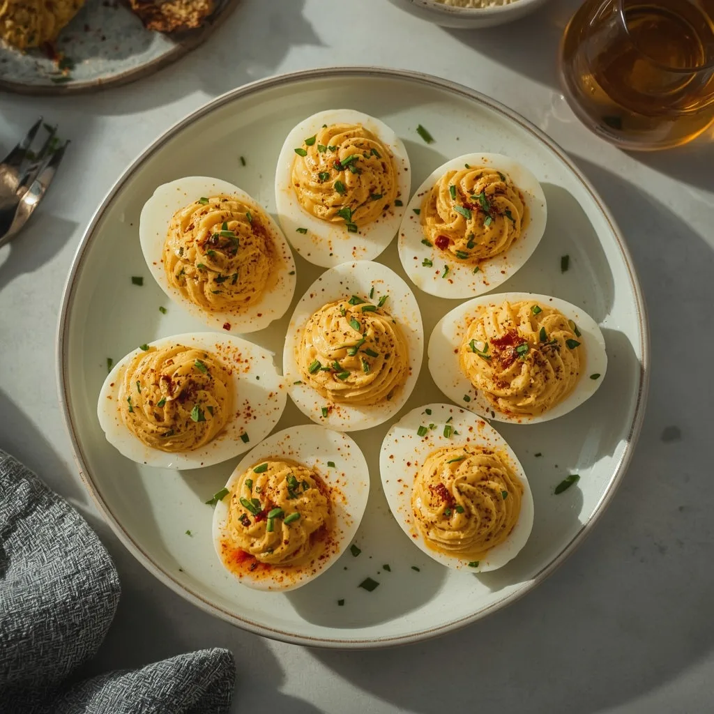 Smoked Deviled Eggs