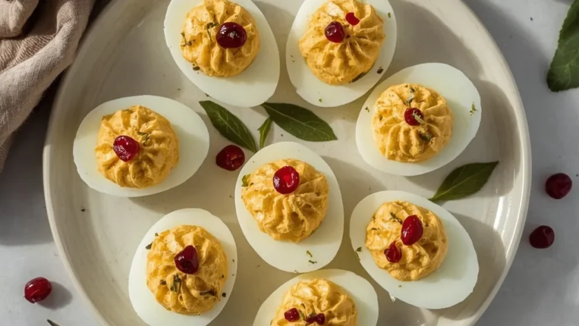 Thanksgiving Deviled Eggs