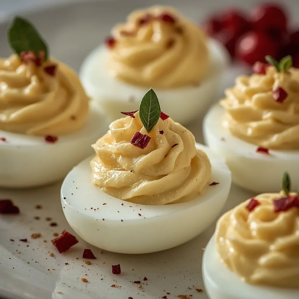 Thanksgiving Deviled Eggs