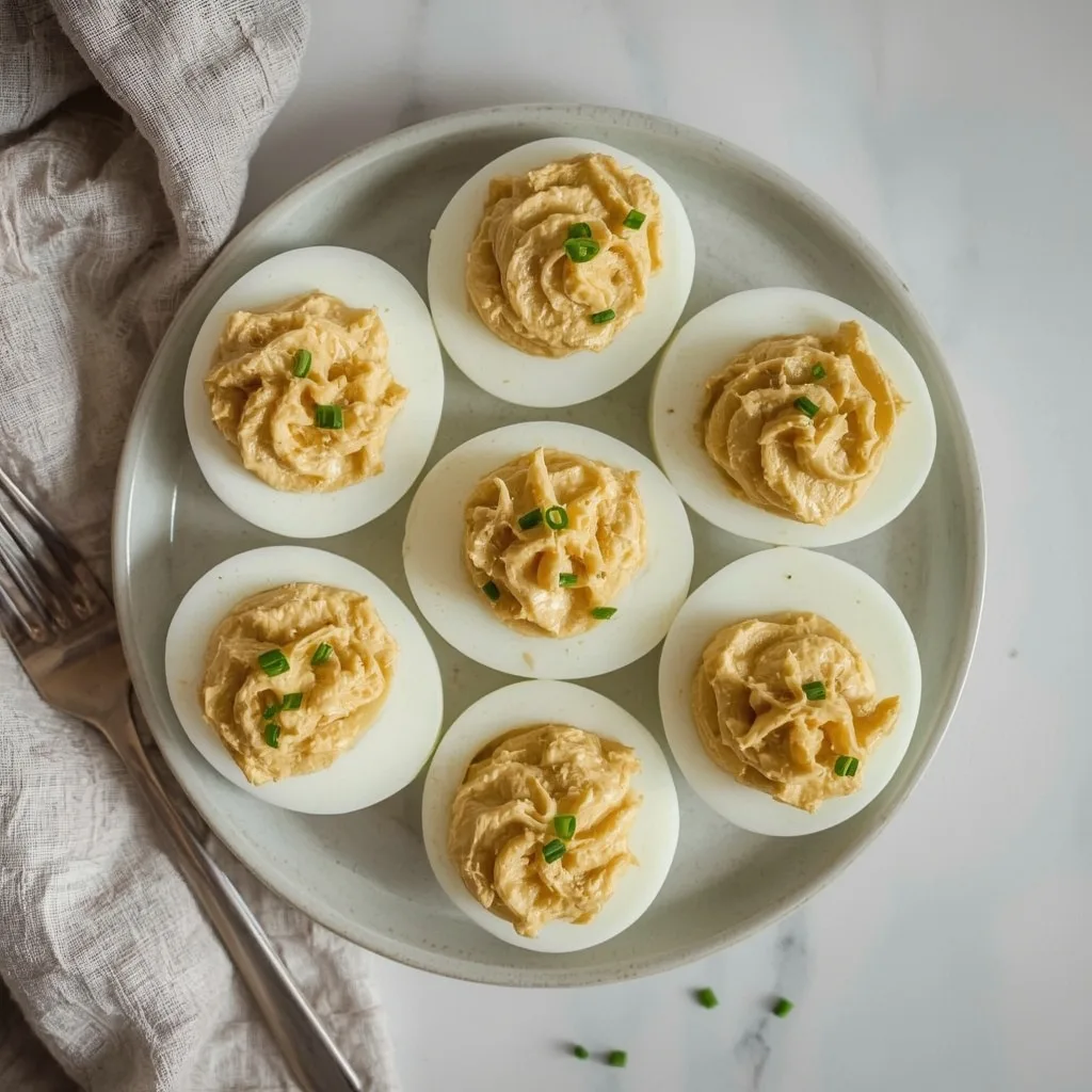 Turkey Deviled Eggs