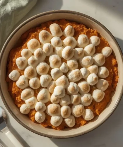 Classic Sweet Potato Casserole with Marshmallows