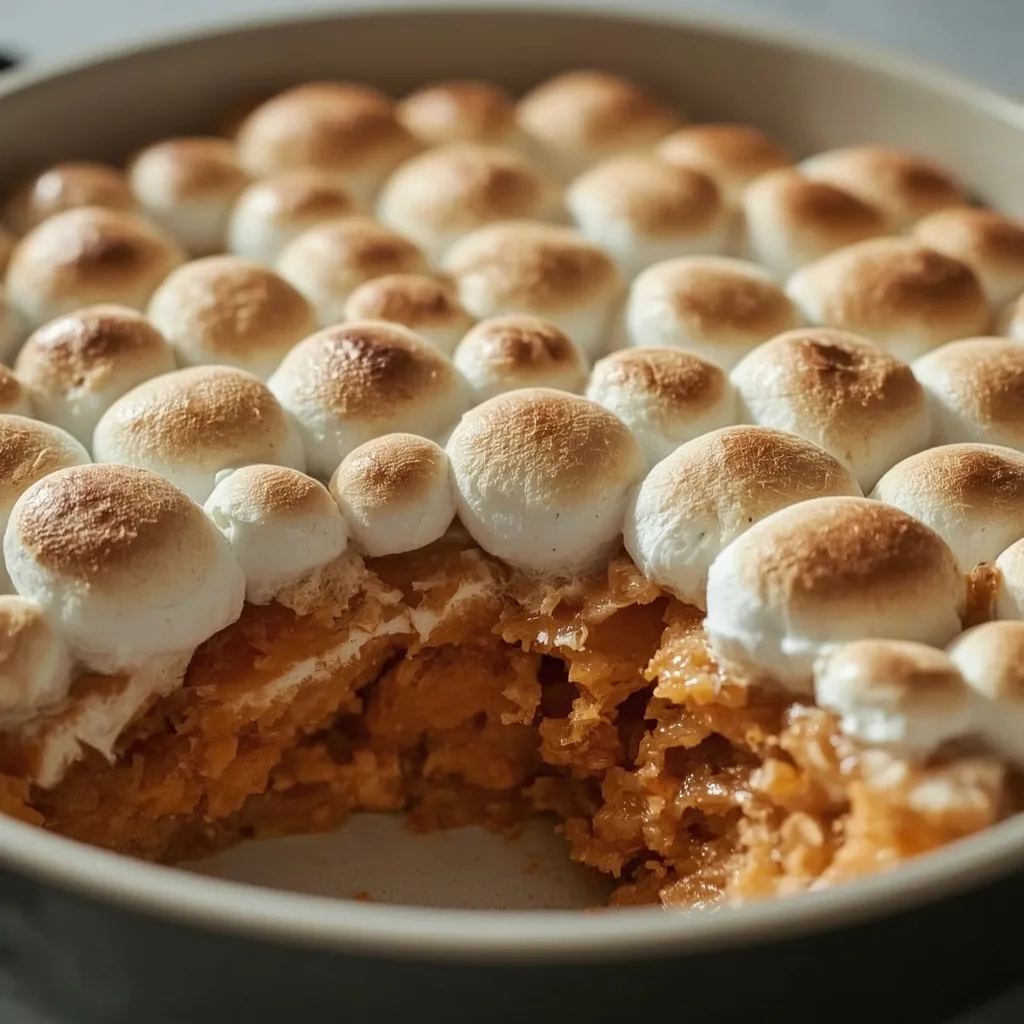 Classic Sweet Potato Casserole with Marshmallows