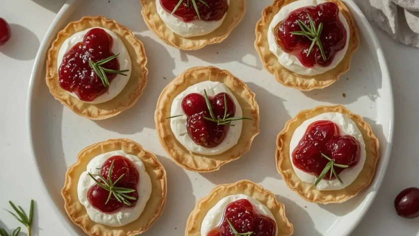 Cranberry Brie Bites
