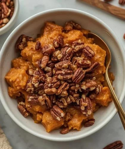 Crockpot Sweet Potato Casserole