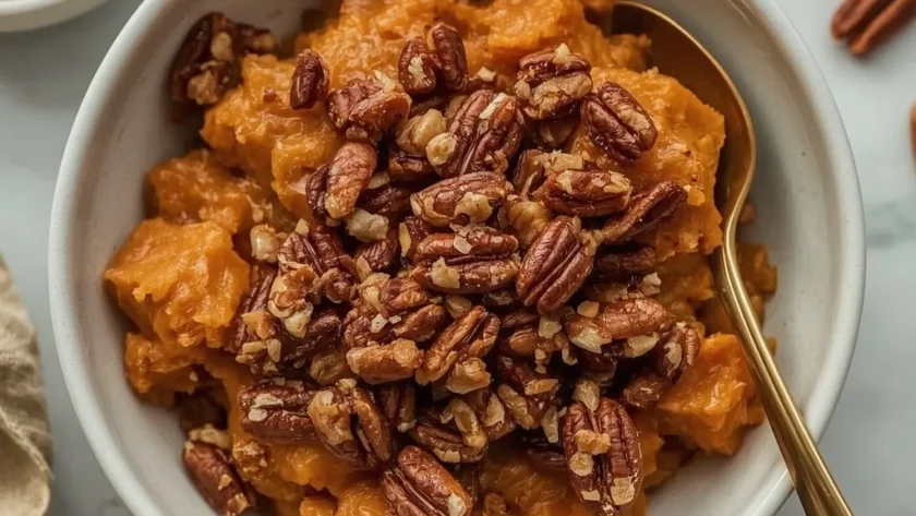 Crockpot Sweet Potato Casserole