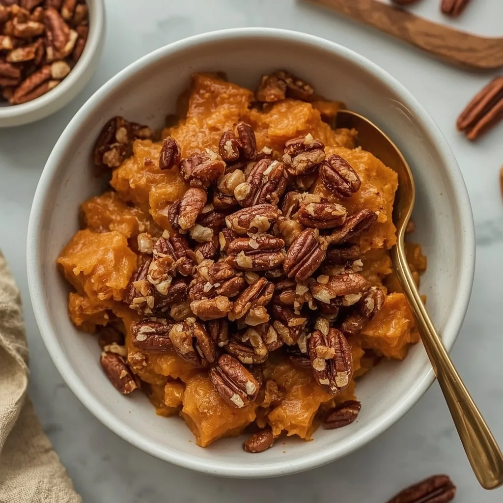 Crockpot Sweet Potato Casserole