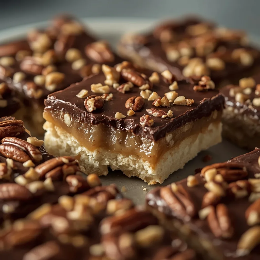 Ina Garten Chocolate-Dipped Pecan Squares