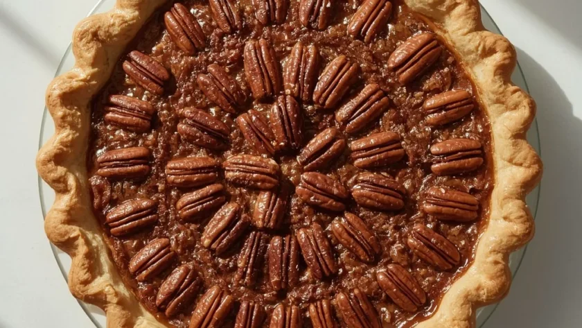 Ina Garten-Inspired Maple Pecan Pie (Non-Alcoholic)