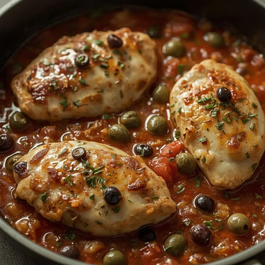 Ina Garten-Inspired Provencal Chicken with Olives and Capers