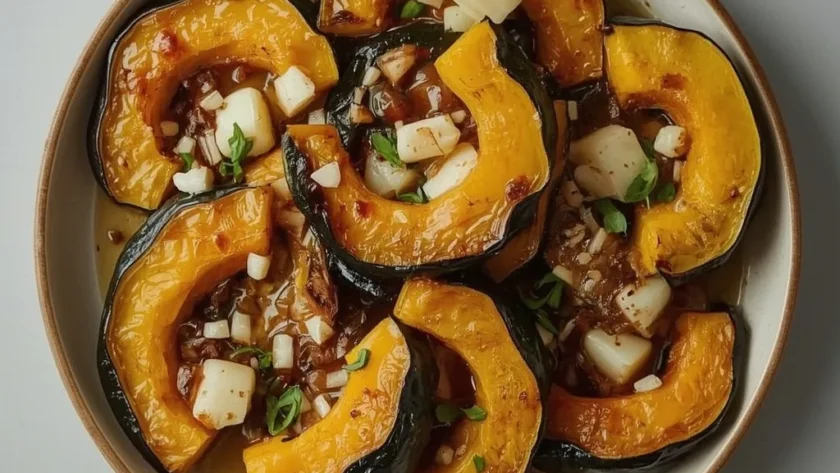 Ina Garten Maple-Roasted Acorn Squash