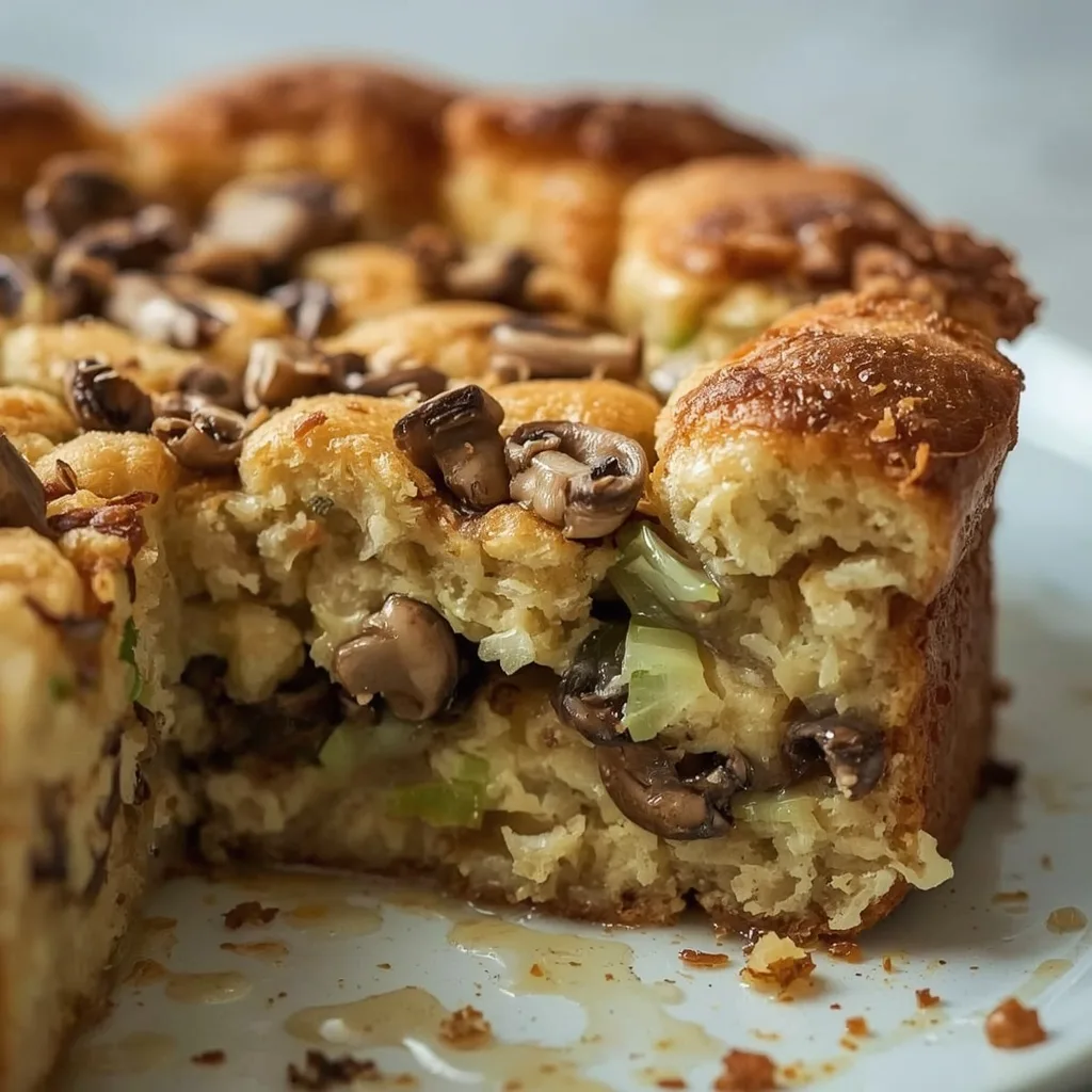 Ina Garten Mushroom and Leek Bread Pudding