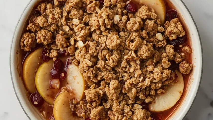 Ina Garten Pear, Apple and Cranberry Crisp