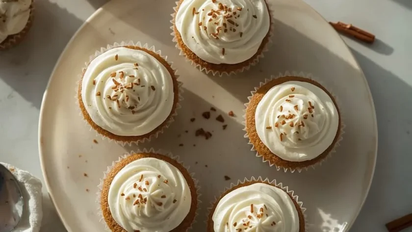 Ina Garten Pumpkin Cupcakes with Maple Frosting