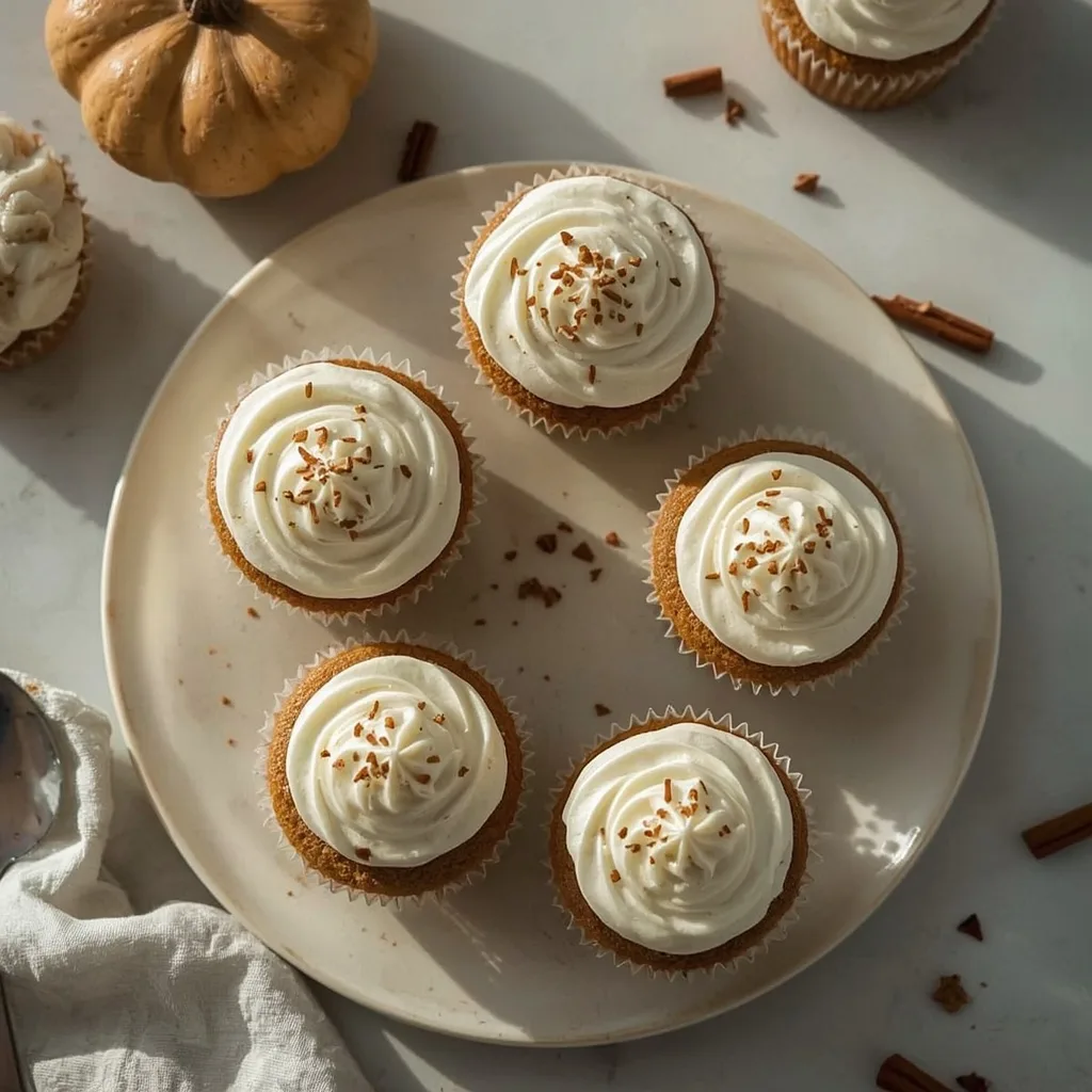 Ina Garten Pumpkin Cupcakes with Maple Frosting