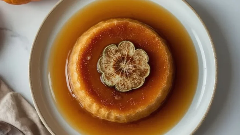 Ina Garten Pumpkin Flan with Maple Caramel