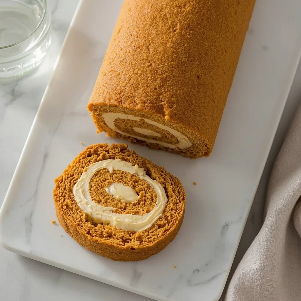 Ina Garten Pumpkin Roulade with Ginger Buttercream