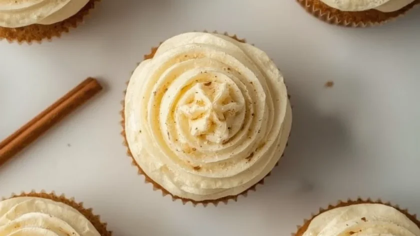 Ina Garten Pumpkin Spice Cupcakes with Maple Frosting