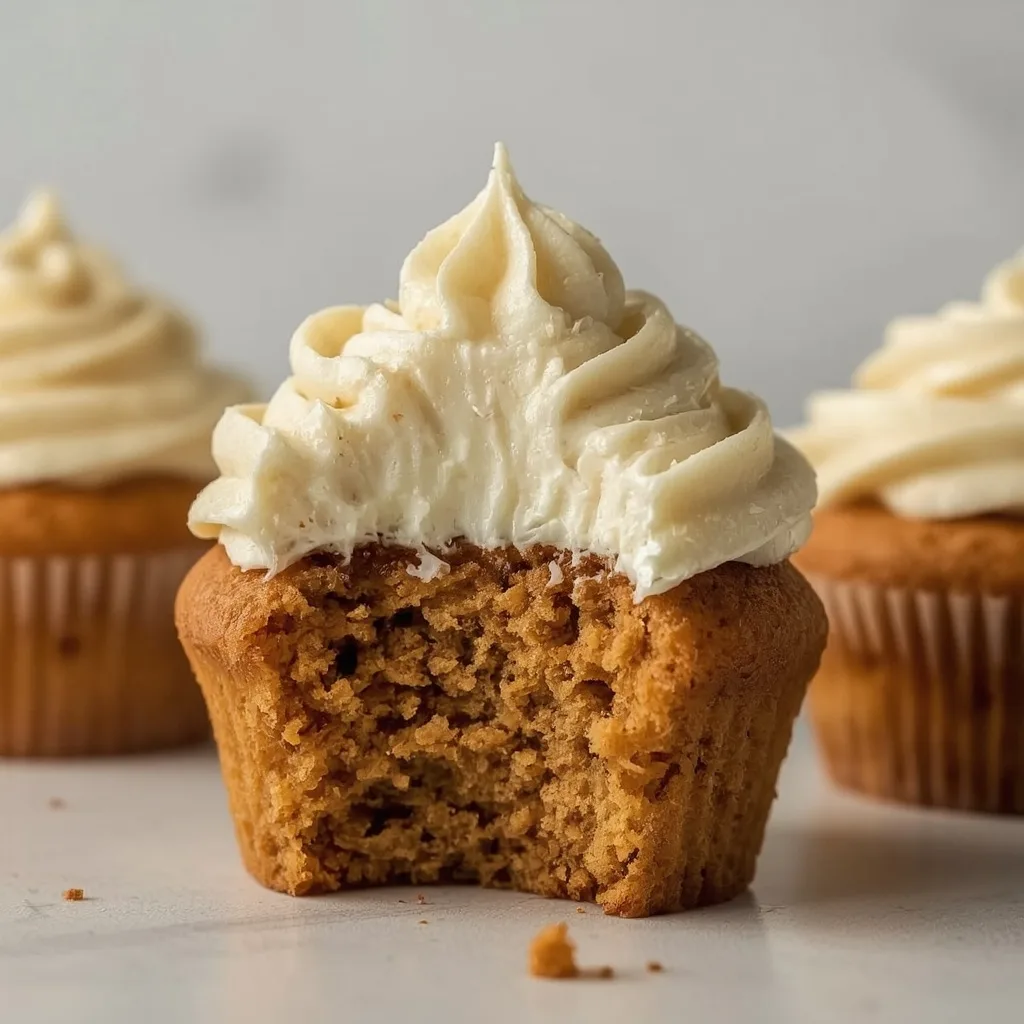 Ina Garten Pumpkin Spice Cupcakes with Maple Frosting