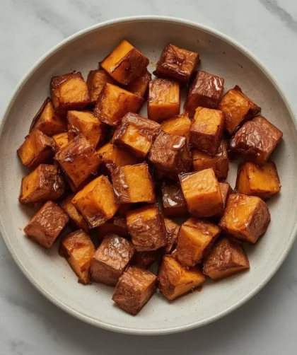 Maple Roasted Sweet Potatoes