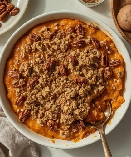 Sweet Potato Casserole with Canned Yams
